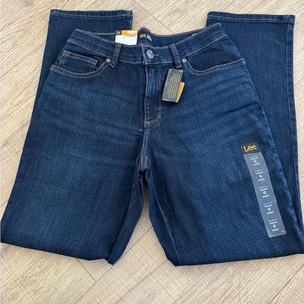 🔴Women's Dark Blue Lee Jeans - Picture 2 of 2